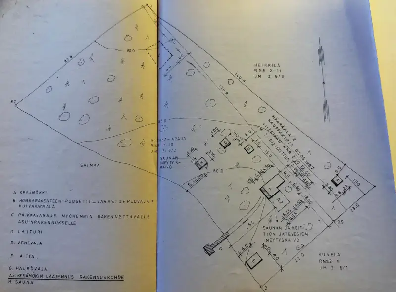 Ensemble Saimaa ~3,9 ha + plage sable, mökki 88 m² (1981) — Pietolansaari / Savonlinna — 11