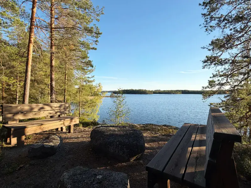 Ensemble Saimaa ~3,9 ha + plage sable, mökki 88 m² (1981) — Pietolansaari / Savonlinna — 14