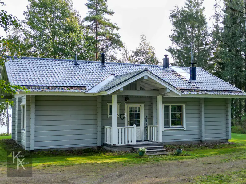 Hirsimökki ~88 m² (2003) + sauna, 4 250 m², Puruvesi / Saimaa — Hiukkajoki / Savonlinna — 8