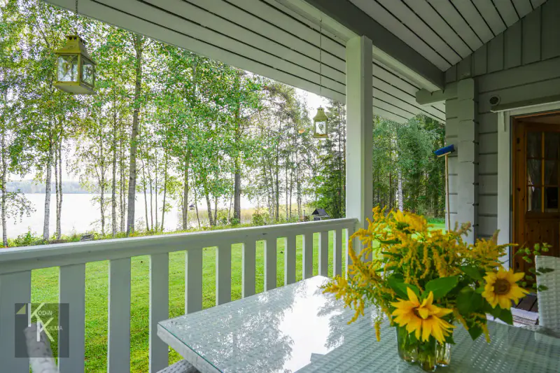 Hirsimökki ~88 m² (2003) + sauna, 4 250 m², Puruvesi / Saimaa — Hiukkajoki / Savonlinna — 5