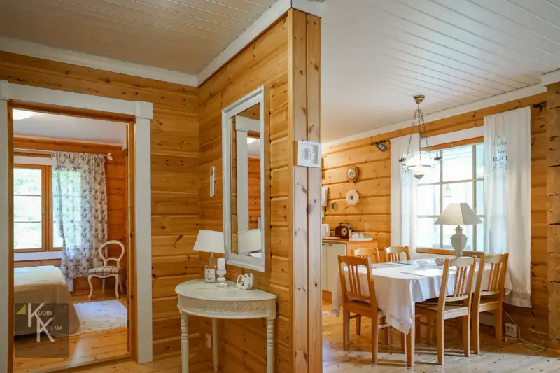 Hirsimökki ~88 m² (2003) + sauna, 4 250 m², Puruvesi / Saimaa — Hiukkajoki / Savonlinna — 9