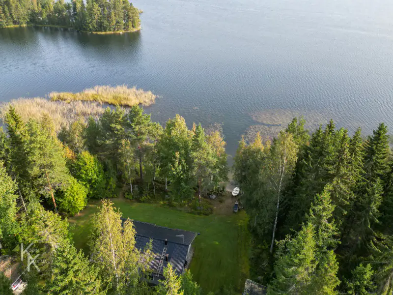 Hirsimökki ~88 m² (2003) + sauna, 4 250 m², Puruvesi / Saimaa — Hiukkajoki / Savonlinna — 1