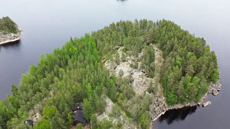 Île Sormusaari 2,37 ha, bâtiment 2001 + savusauna, Saimaa / Pihlajavesi — Savonlinna — 9