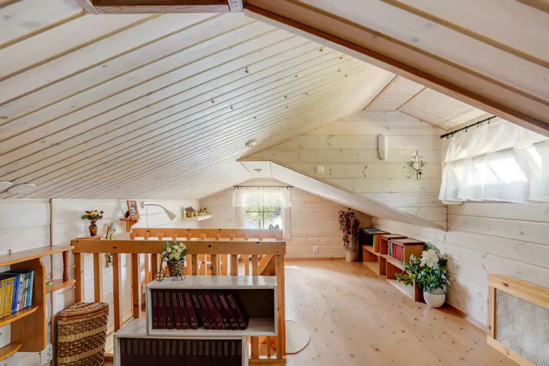 Villa Kontio rondins ~71 m² (2003) + sauna, 5 950 m², Saimaa — Savonranta / Savonlinna — 14
