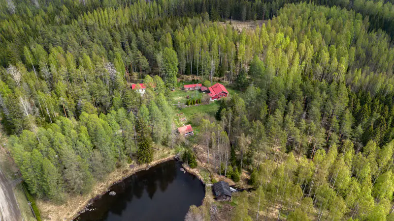Ancienne maison du meunier 1904 ~104 m², rive Myllylampi, 1,4 ha — Makkola / Savonlinna — 4