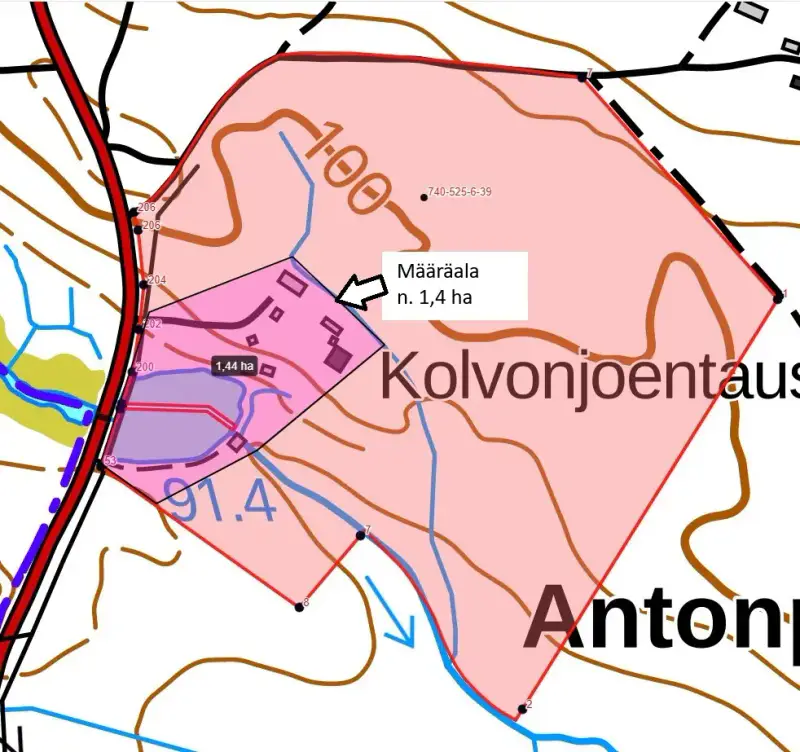 Ancienne maison du meunier 1904 ~104 m², rive Myllylampi, 1,4 ha — Makkola / Savonlinna — 16