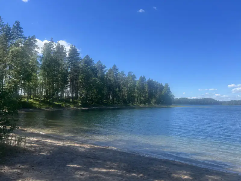 Terrain constructible de 3 732 m² (335 m² à bâtir) avec plage de sable privée sur le Pihlajavesi — Punkaharju / Savonlinna — 1