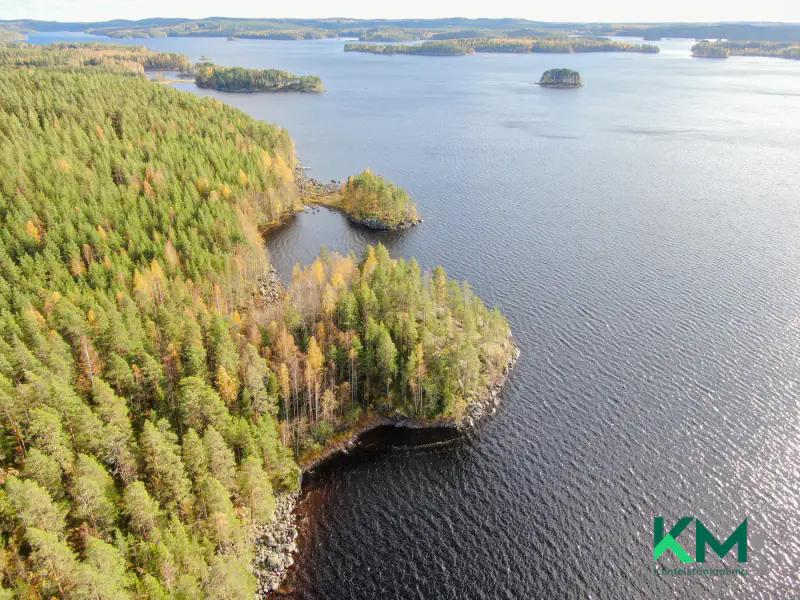 Terrain constructible ~1,01 ha et ~130 m de rive Pyyvesi — Savonranta / Savonlinna — 9