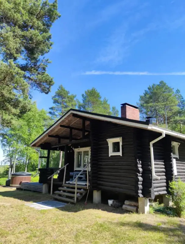 Chalet en rondins rive mer — Siikajoki Merikylänlahti — 5
