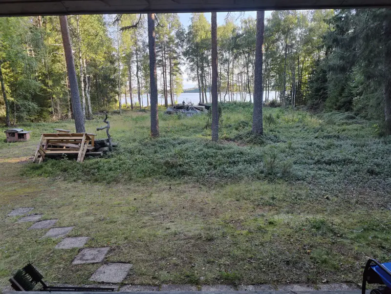 Mökki rondins ~50–68 m² (1990), 7 600 m², ~75 m rive Mankilanjärvi — Mankila / Siikalatva — 12