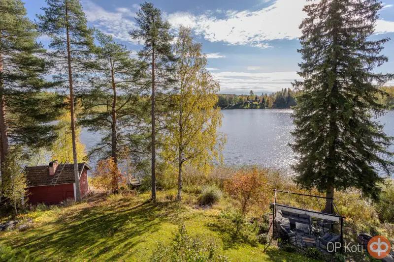 Maison en rondins 172 m² (1942) avec diagnostic, rantasauna, 3 000 m² et rive privée sur le Pitkäjärvi — Pöljä / Siilinjärvi — 16