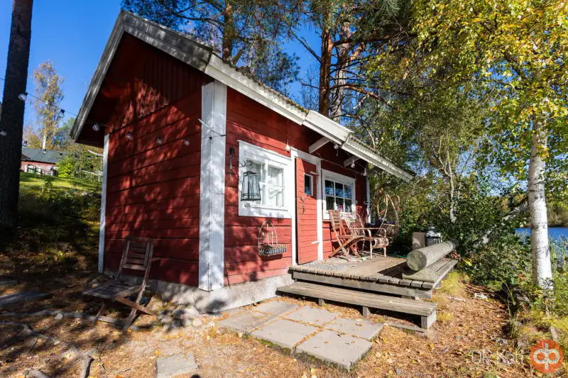 Maison en rondins 172 m² (1942) avec diagnostic, rantasauna, 3 000 m² et rive privée sur le Pitkäjärvi — Pöljä / Siilinjärvi — 6