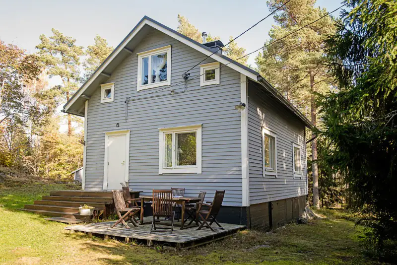 Maison ~60 m² (1955) + pihasauna et rive mer, 5 160 m² — Kitö / Sipoo (deux palstas) — 2