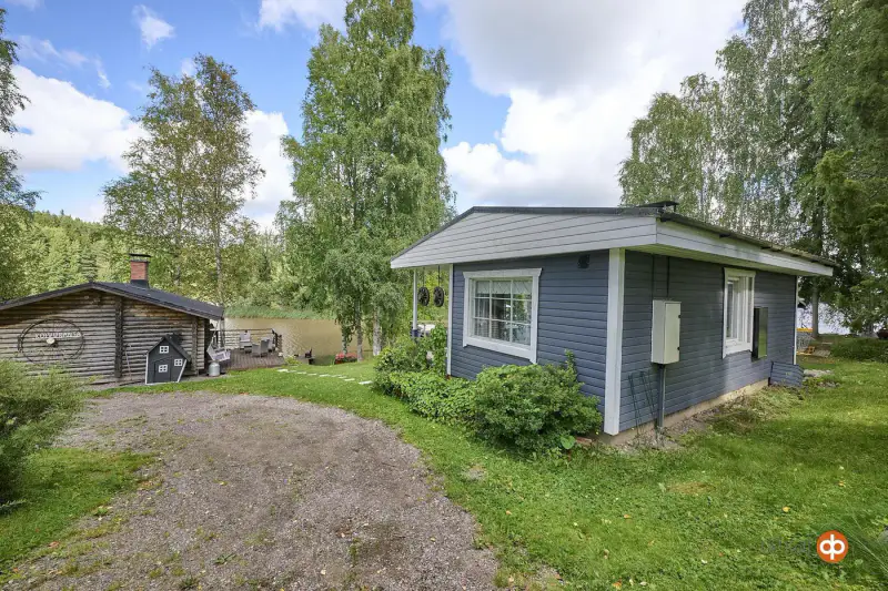 Mökki ~30 m² + sauna rondins + guest, rive Saarentaanjärvi, 2 000 m² — Somero — 14