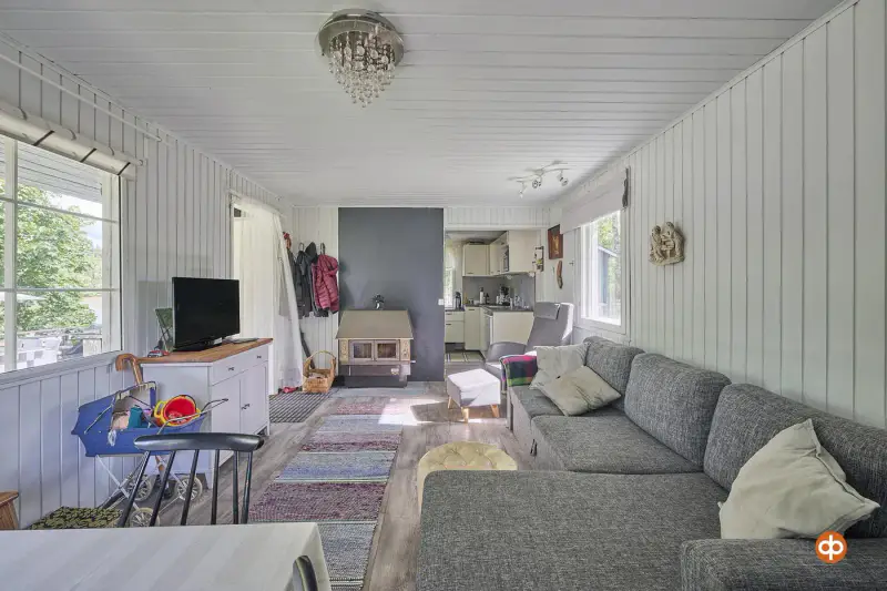 Mökki ~30 m² + sauna rondins + guest, rive Saarentaanjärvi, 2 000 m² — Somero — 8