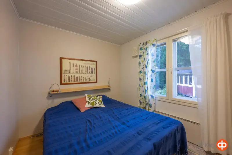 Chalet 2001 (52 m²) + sauna à fumée, deux propriétés de 2,87 ha avec rive privée sur le Siikjärvi — Somerniemi, Somero — 10