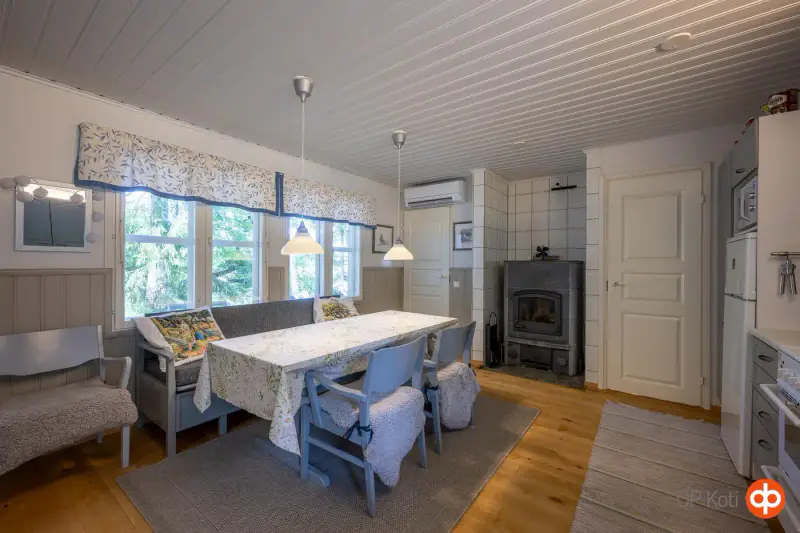 Chalet 2001 (52 m²) + sauna à fumée, deux propriétés de 2,87 ha avec rive privée sur le Siikjärvi — Somerniemi, Somero — 8