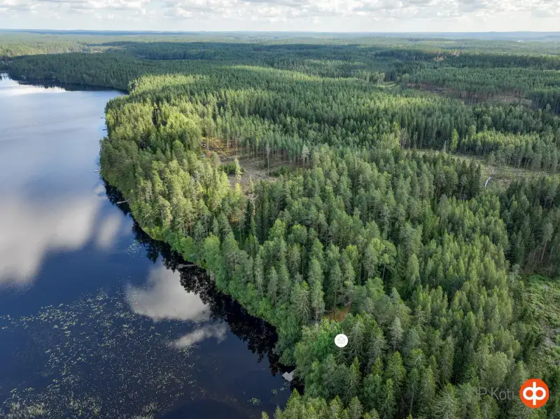 Chalet 2001 (52 m²) + sauna à fumée, deux propriétés de 2,87 ha avec rive privée sur le Siikjärvi — Somerniemi, Somero — 18