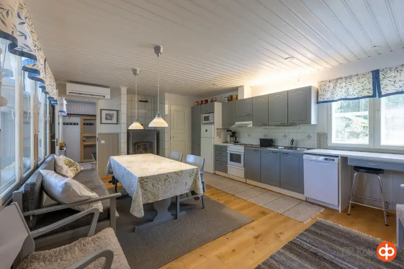 Chalet 2001 (52 m²) + sauna à fumée, deux propriétés de 2,87 ha avec rive privée sur le Siikjärvi — Somerniemi, Somero — 7