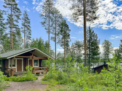 Mökki ~22 m² (1989) + aitta, rive sud Kulkemusjärvi, ~6,29 ha — Sulkava — 1