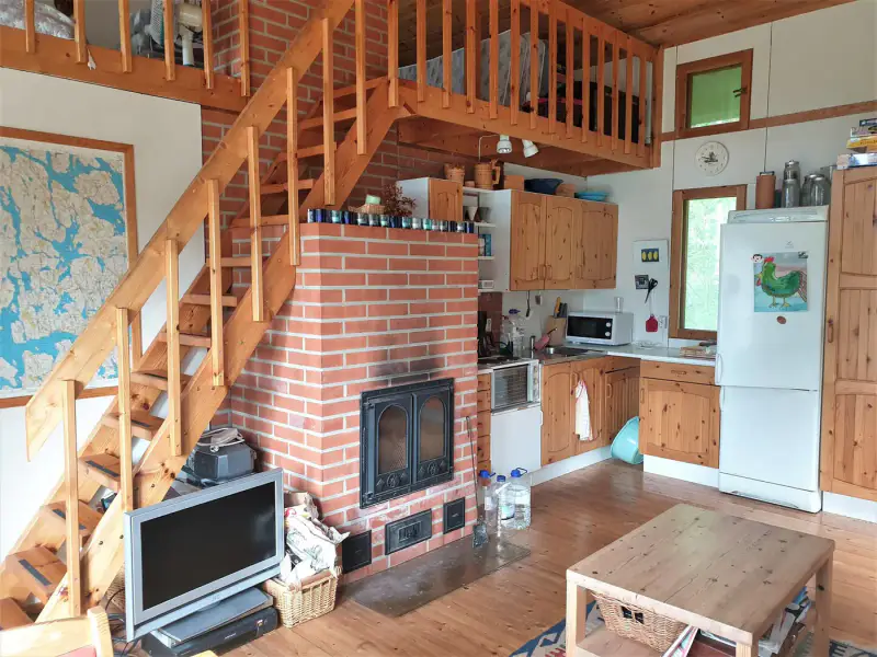 Chalet de 1991 avec sauna sur sa propre presqu’île, 290 m de rive privée et 1,98 ha sur le lac Saajuu — Sulkava — 8