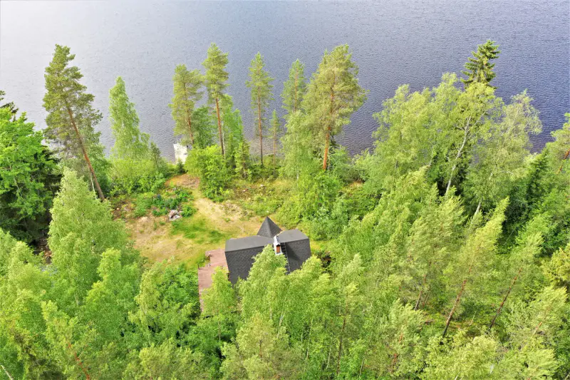 Chalet de 1991 avec sauna sur sa propre presqu’île, 290 m de rive privée et 1,98 ha sur le lac Saajuu — Sulkava — 7