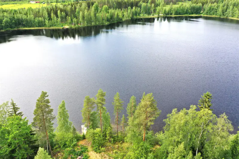 Chalet de 1991 avec sauna sur sa propre presqu’île, 290 m de rive privée et 1,98 ha sur le lac Saajuu — Sulkava — 6