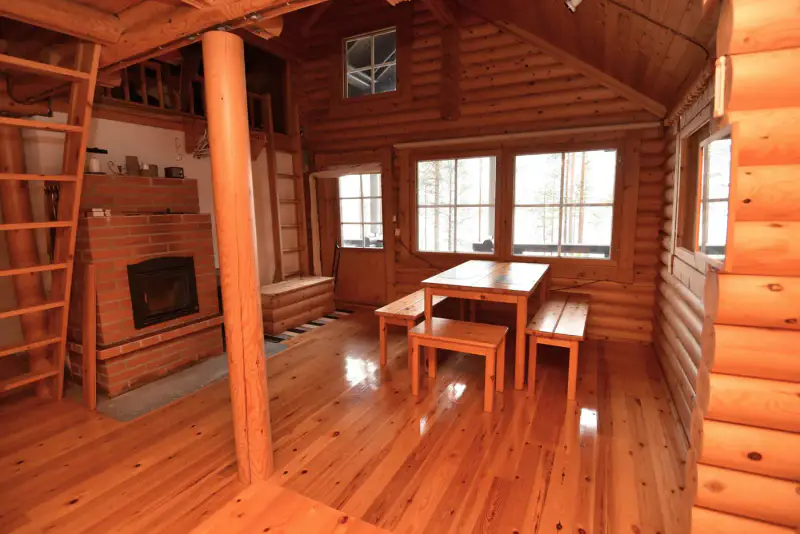 Chalet en rondins Kontio 1996 avec sauna, 75 m de rive privée sur le Kylälampi — Alajärvi, Suomussalmi — 12