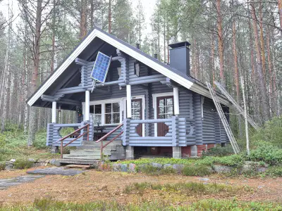 Chalet en rondins Kontio 1996 avec sauna, 75 m de rive privée sur le Kylälampi — Alajärvi, Suomussalmi — 1