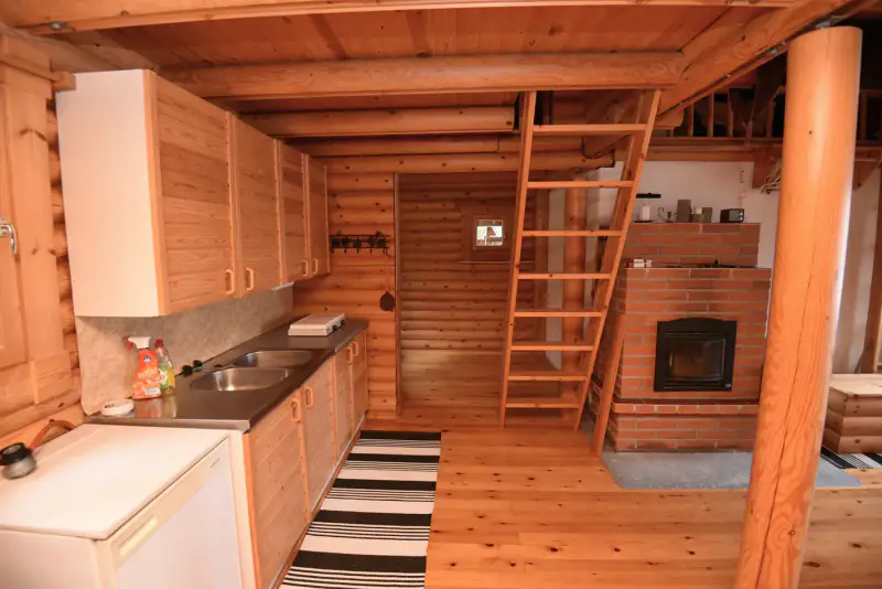 Chalet en rondins Kontio 1996 avec sauna, 75 m de rive privée sur le Kylälampi — Alajärvi, Suomussalmi — 13