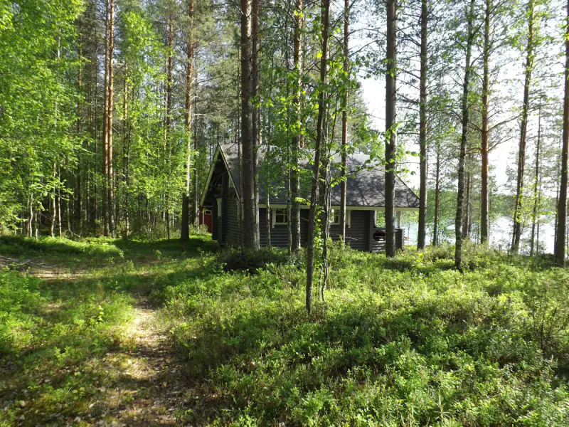 Chalet en rondins Kontio 1996 avec sauna, 75 m de rive privée sur le Kylälampi — Alajärvi, Suomussalmi — 7