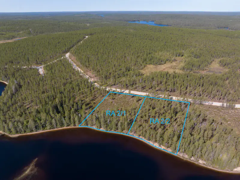 Terrain vacant ~8 767 m², rive sable Hossanjärvi — près parc Hossa — 5