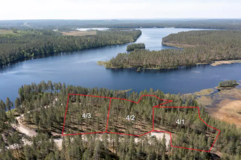 Terrain vacant 4 820 m², rive Merkkivirta (Hietajärvi) — Suomussalmi — 2