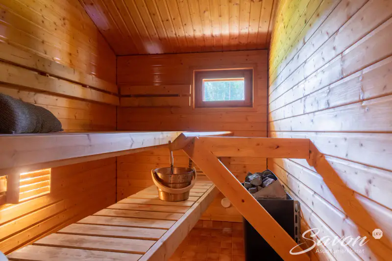 Maison ~150 m² (1930) + sauna, 6,08 ha (~208 m rive), Särkinen — Lempyy / Suonenjoki — 13