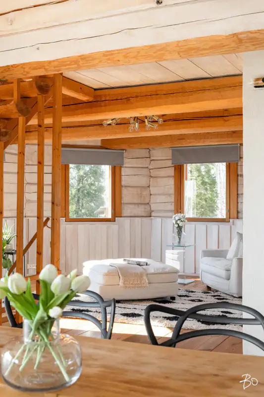 Hirsihuvila ~120 m² (2002) + sauna, 4 788 m², Ala-Vehkajärvi→Päijänne — Skinnarila / Sysmä — 13