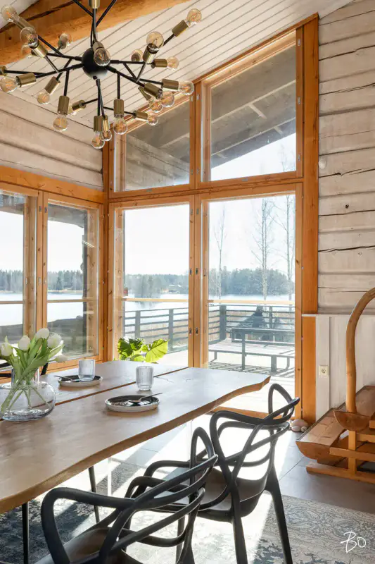 Hirsihuvila ~120 m² (2002) + sauna, 4 788 m², Ala-Vehkajärvi→Päijänne — Skinnarila / Sysmä — 8