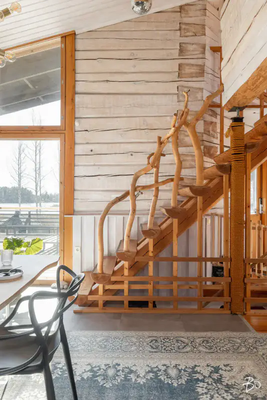 Hirsihuvila ~120 m² (2002) + sauna, 4 788 m², Ala-Vehkajärvi→Päijänne — Skinnarila / Sysmä — 9