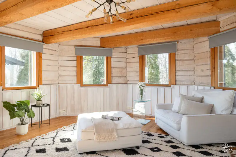Hirsihuvila ~120 m² (2002) + sauna, 4 788 m², Ala-Vehkajärvi→Päijänne — Skinnarila / Sysmä — 12