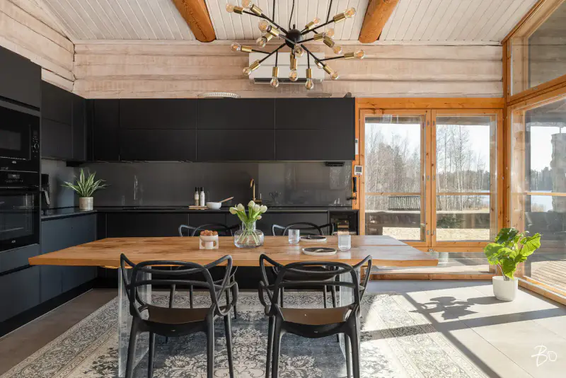 Hirsihuvila ~120 m² (2002) + sauna, 4 788 m², Ala-Vehkajärvi→Päijänne — Skinnarila / Sysmä — 7