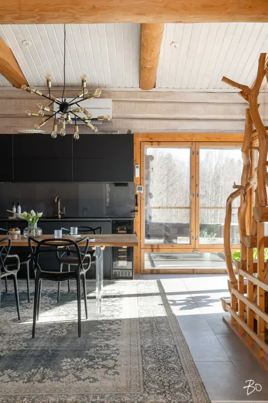 Hirsihuvila ~120 m² (2002) + sauna, 4 788 m², Ala-Vehkajärvi→Päijänne — Skinnarila / Sysmä — 6