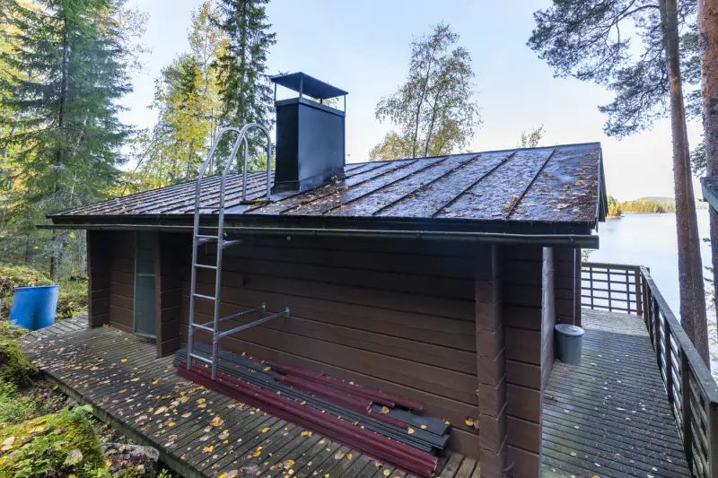 Cabane de pêche au bord du Päijänne : sauna de rive + cabane en rondins, ~1 ha et ~50 m de rive privée — Rapala / Sysmä — 6