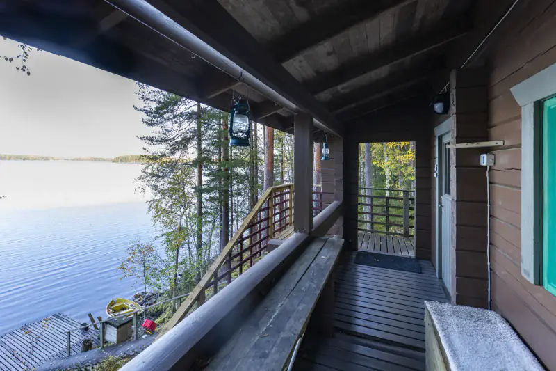 Cabane de pêche au bord du Päijänne : sauna de rive + cabane en rondins, ~1 ha et ~50 m de rive privée — Rapala / Sysmä — 12