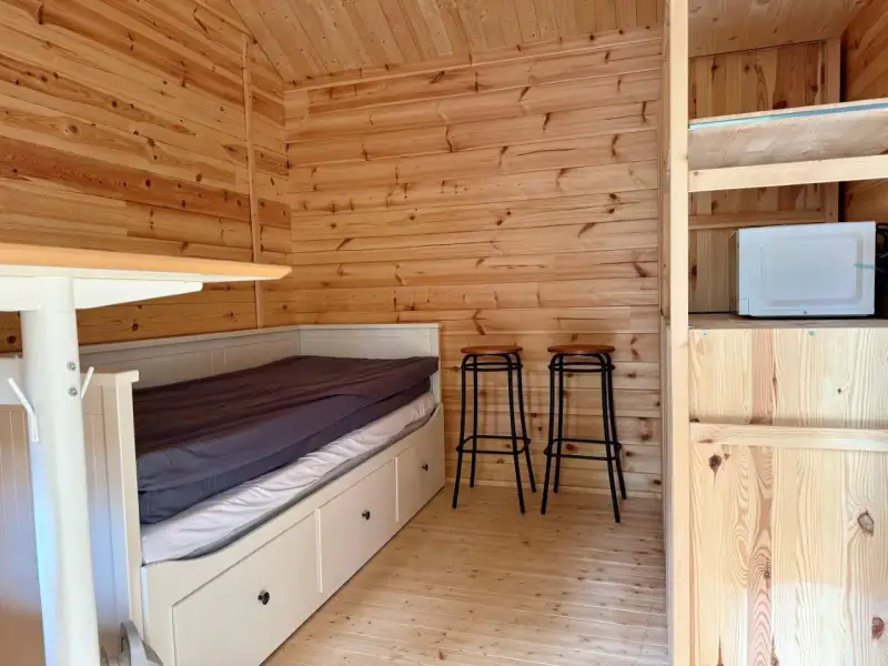 Petit mökki ~20 m² + 2 aittas et sauna à bois, 3 620 m² rive Päijänne — Suopelto / Sysmä — 12