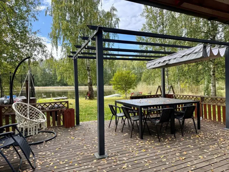 Petit mökki ~20 m² + 2 aittas et sauna à bois, 3 620 m² rive Päijänne — Suopelto / Sysmä — 5