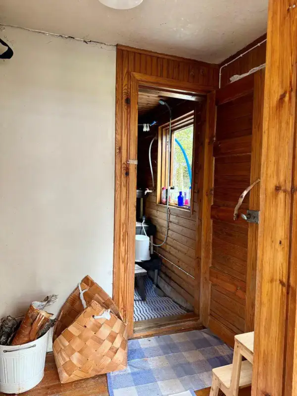 Petit mökki ~20 m² + 2 aittas et sauna à bois, 3 620 m² rive Päijänne — Suopelto / Sysmä — 17
