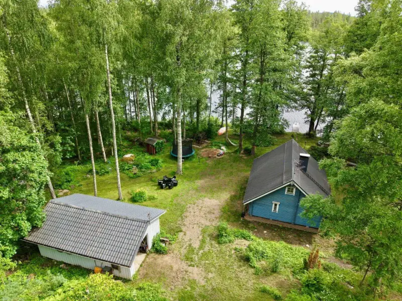 Mökki ~57 m² (2002) + sauna tonneau + grillikota, 3 350 m², Iso Niinilampi — Liikola / Sysmä — 15