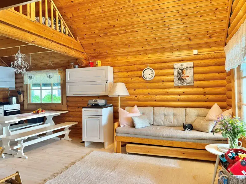 Mökki ~57 m² (2002) + sauna tonneau + grillikota, 3 350 m², Iso Niinilampi — Liikola / Sysmä — 6