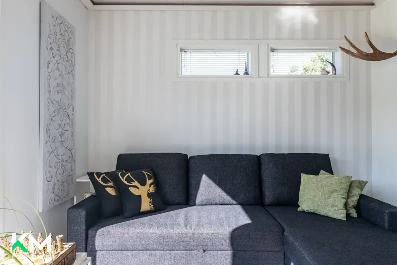 Maison moderne 2021, 116,5 m², rive privée Ylä-Vehkajärvi (~50 m), 1,21 ha — Suurikylä (Sysmä) — 12