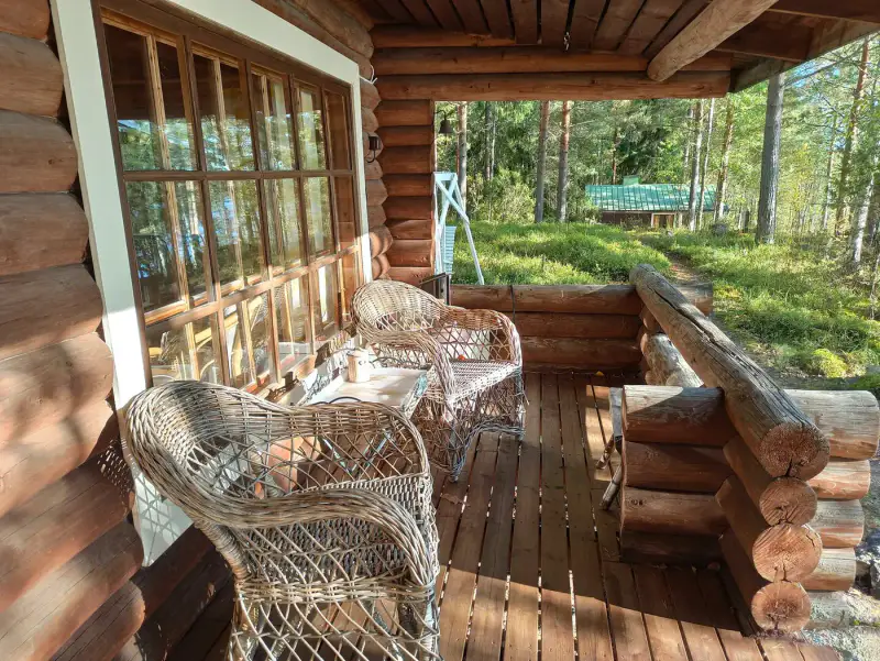Chalet en rondins ~40 m² (1976) sur île du Grand Saimaa + sauna de rive, 2 000 m² — Suuri-Riehkiö / Taipalsaari — 5