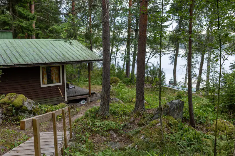 Chalet en rondins ~40 m² (1976) sur île du Grand Saimaa + sauna de rive, 2 000 m² — Suuri-Riehkiö / Taipalsaari — 11